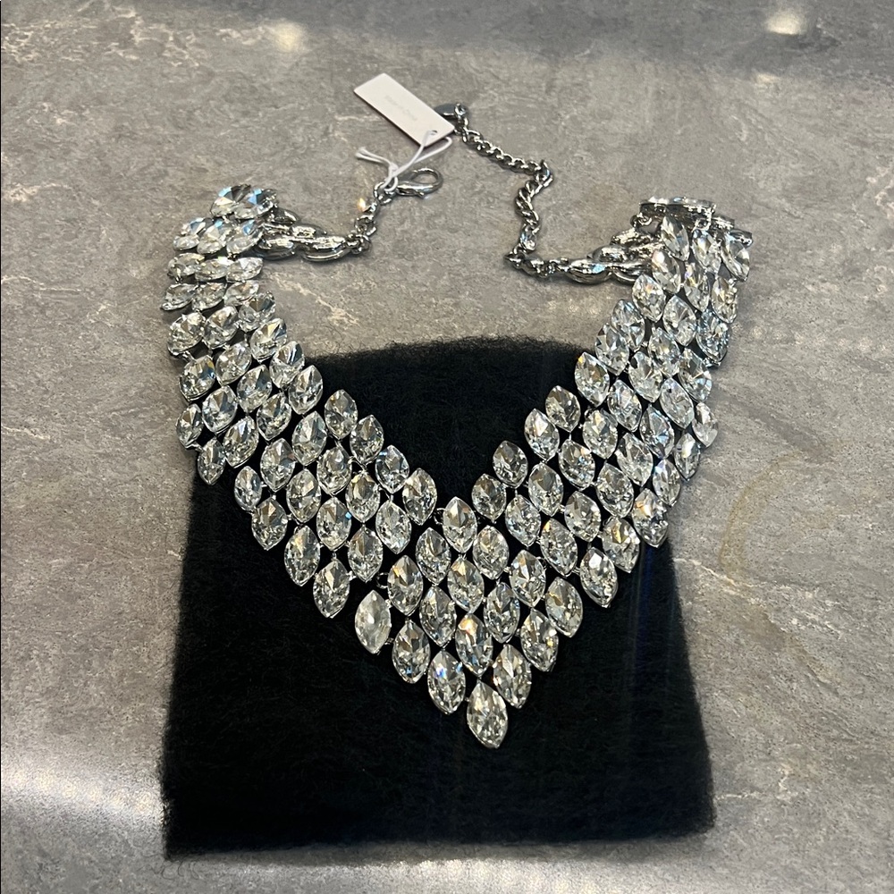 Elegant Silver Statement Necklace